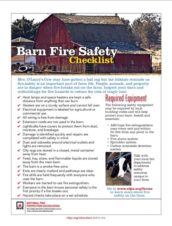 Day 4 of Fire Prevention Week! Here in the “Cowtown” we have a lot…