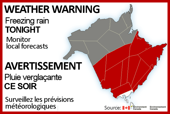 Prepare for extended period of local freezing rain