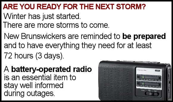 Something to think RADIO: During a devastating weather event forms of communication may be…
