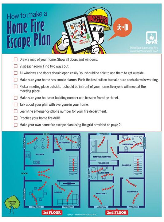 Talk to kids about fire safety and have a plan to escape should a…