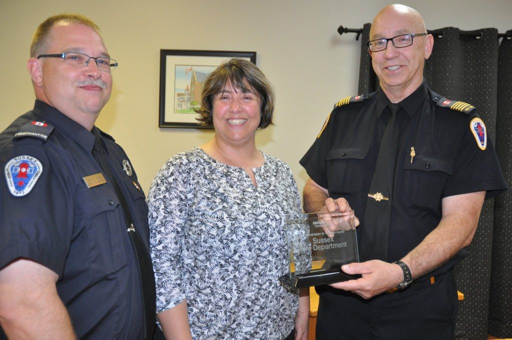 Sussex named Muscular Dystrophy Canada’s top fire department
